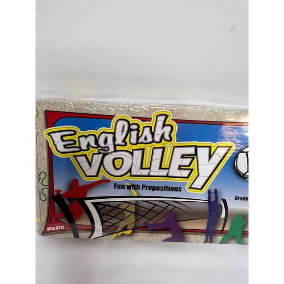 English Volley Fun With Prepositions Board Game WCA 6275 - Educational Game NIP - Picture 2 of 6